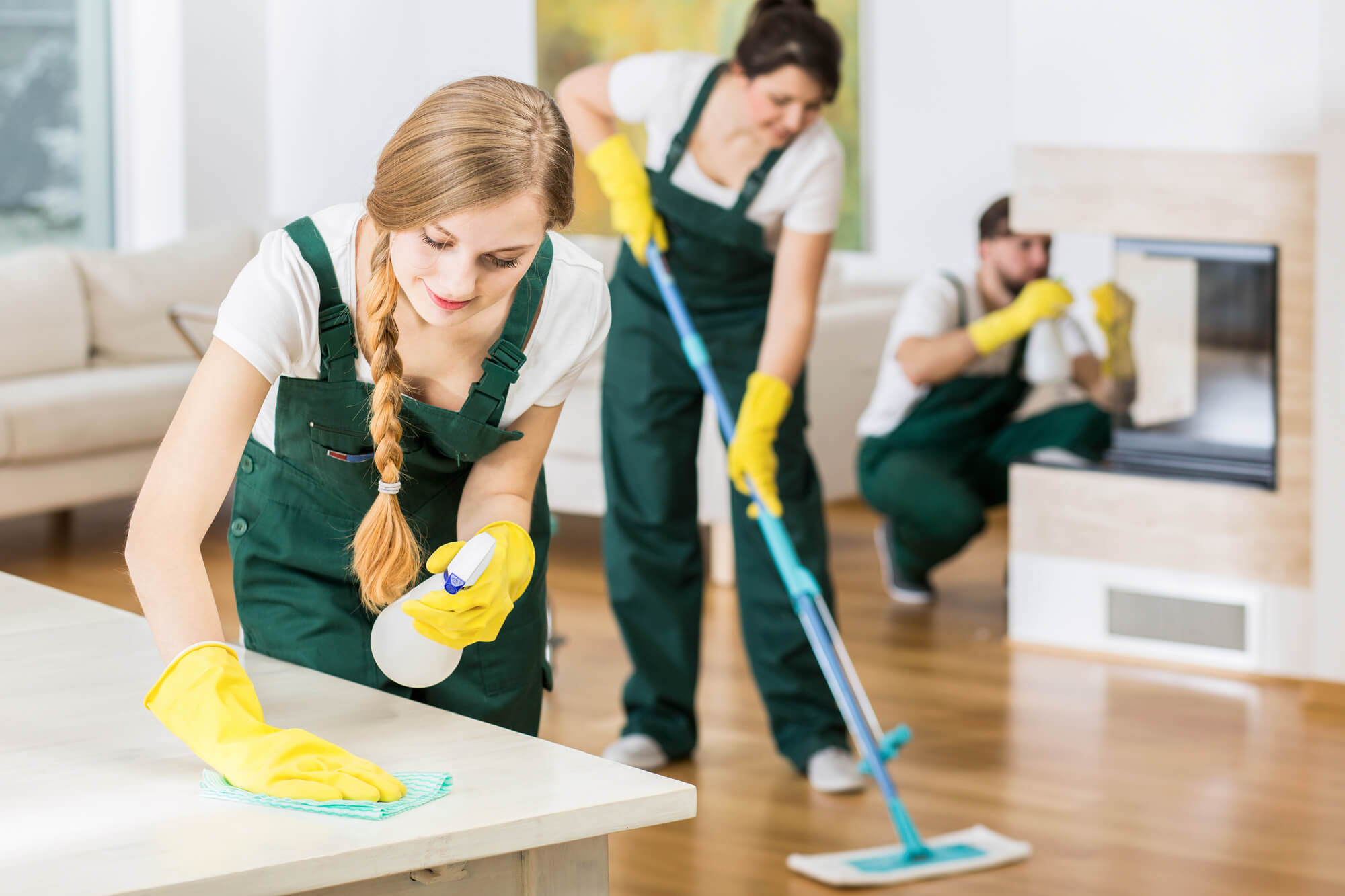 We provide a range of domestic, office and house cleaning services